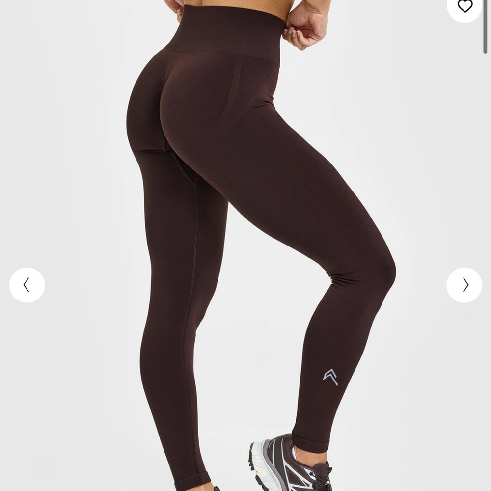 Oner Active effortless seamless Cocoa brown regular length leggings. Worn once.